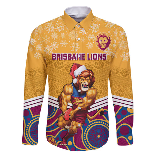custom-brisbane-lions-football-christmas-family-matching-summer-maxi-dress-and-hawaiian-shirt-merry-xmas-2023-mix-aboriginal-art