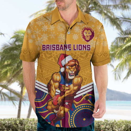 custom-brisbane-lions-football-christmas-hawaiian-shirt-merry-xmas-2023-mix-aboriginal-art