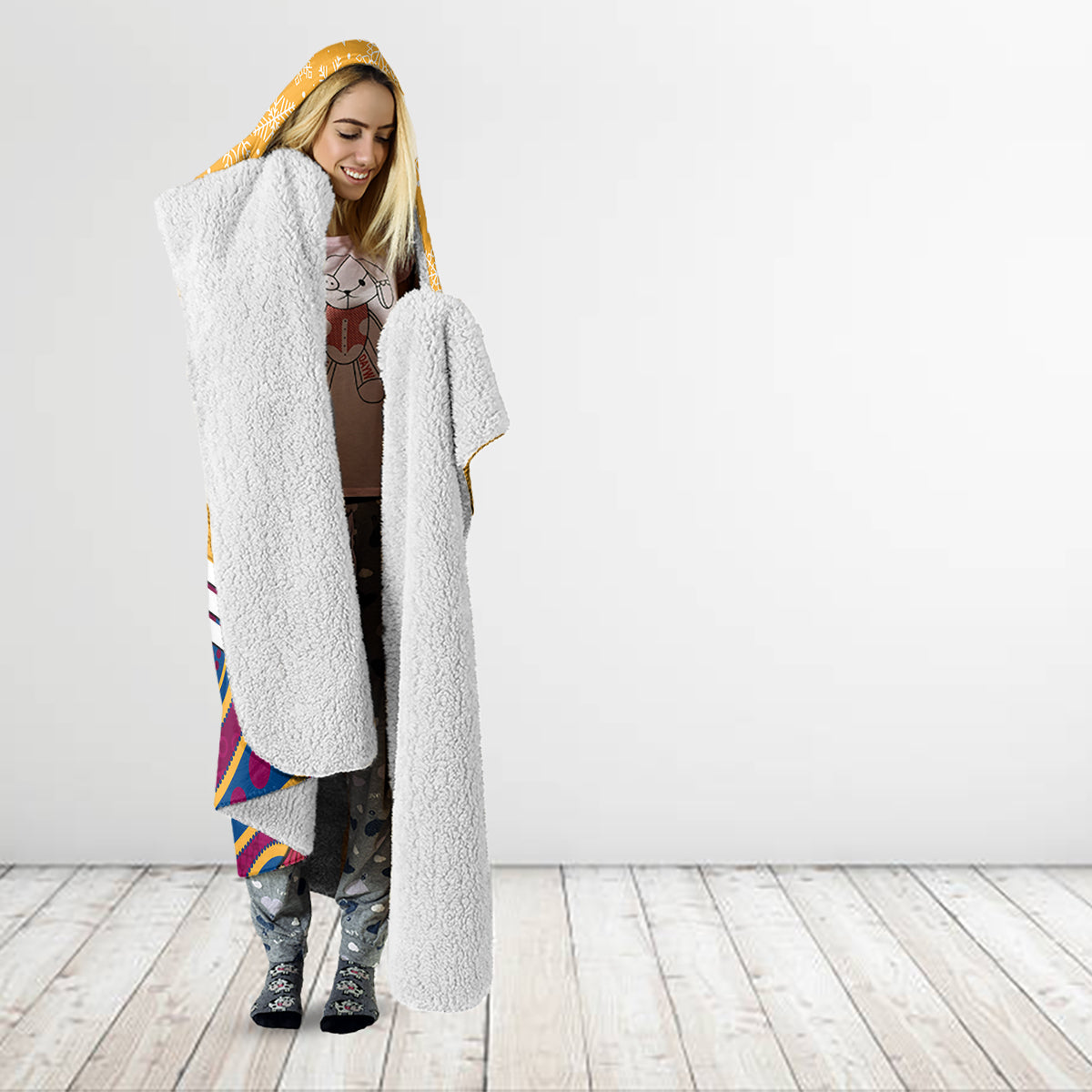 custom-brisbane-lions-football-christmas-hooded-blanket-merry-xmas-2023-mix-aboriginal-art