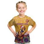 custom-brisbane-lions-football-christmas-kid-t-shirt-merry-xmas-2023-mix-aboriginal-art