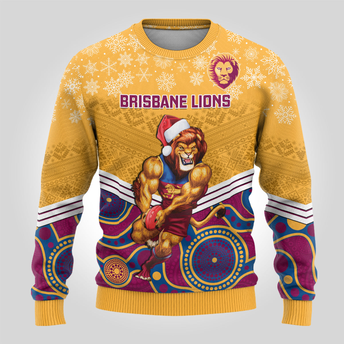 custom-brisbane-lions-football-christmas-ugly-christmas-sweater-merry-xmas-2023-mix-aboriginal-art