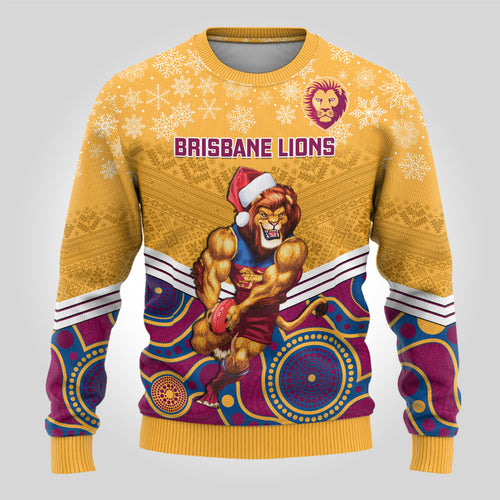 custom-brisbane-lions-football-christmas-ugly-christmas-sweater-merry-xmas-2023-mix-aboriginal-art