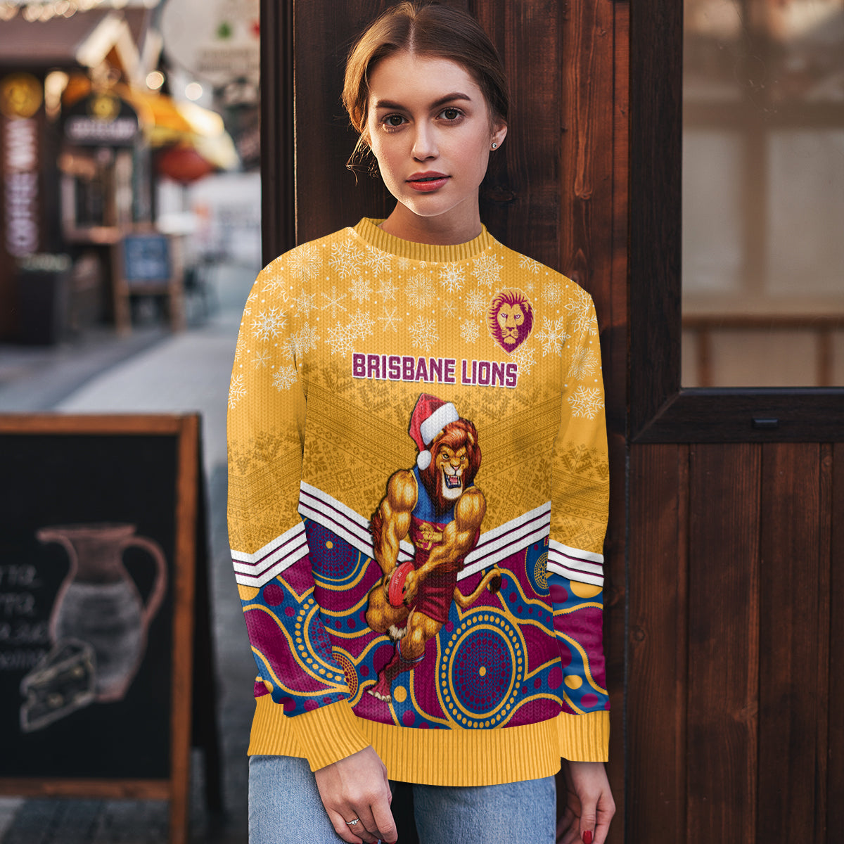 custom-brisbane-lions-football-christmas-ugly-christmas-sweater-merry-xmas-2023-mix-aboriginal-art