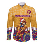 custom-brisbane-lions-football-christmas-long-sleeve-button-shirt-merry-xmas-2023-mix-aboriginal-art