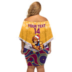 custom-brisbane-lions-football-christmas-off-shoulder-short-dress-merry-xmas-2023-mix-aboriginal-art