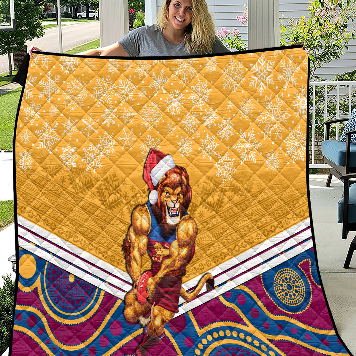 custom-brisbane-lions-football-christmas-quilt-merry-xmas-2023-mix-aboriginal-art