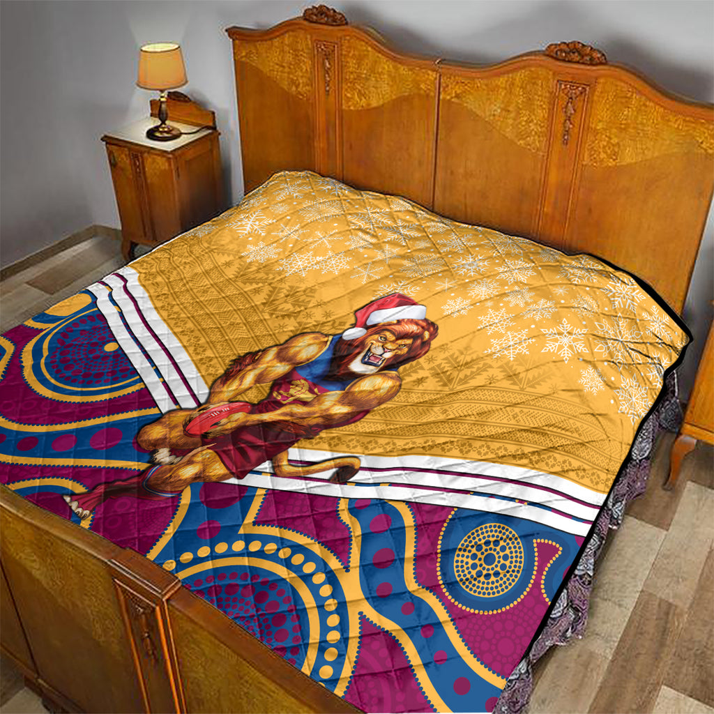 custom-brisbane-lions-football-christmas-quilt-merry-xmas-2023-mix-aboriginal-art