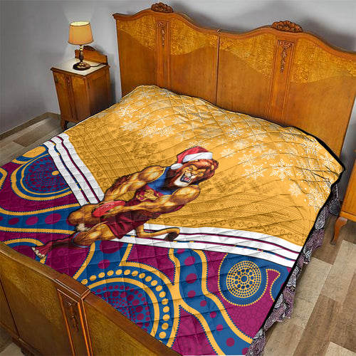 custom-brisbane-lions-football-christmas-quilt-merry-xmas-2023-mix-aboriginal-art