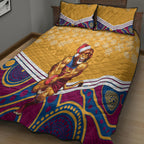 custom-brisbane-lions-football-christmas-quilt-bed-set-merry-xmas-2023-mix-aboriginal-art