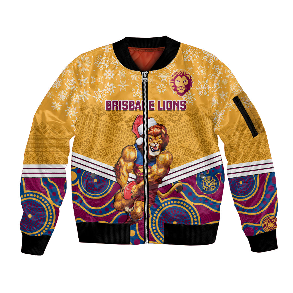 custom-brisbane-lions-football-christmas-sleeve-zip-bomber-jacket-merry-xmas-2023-mix-aboriginal-art