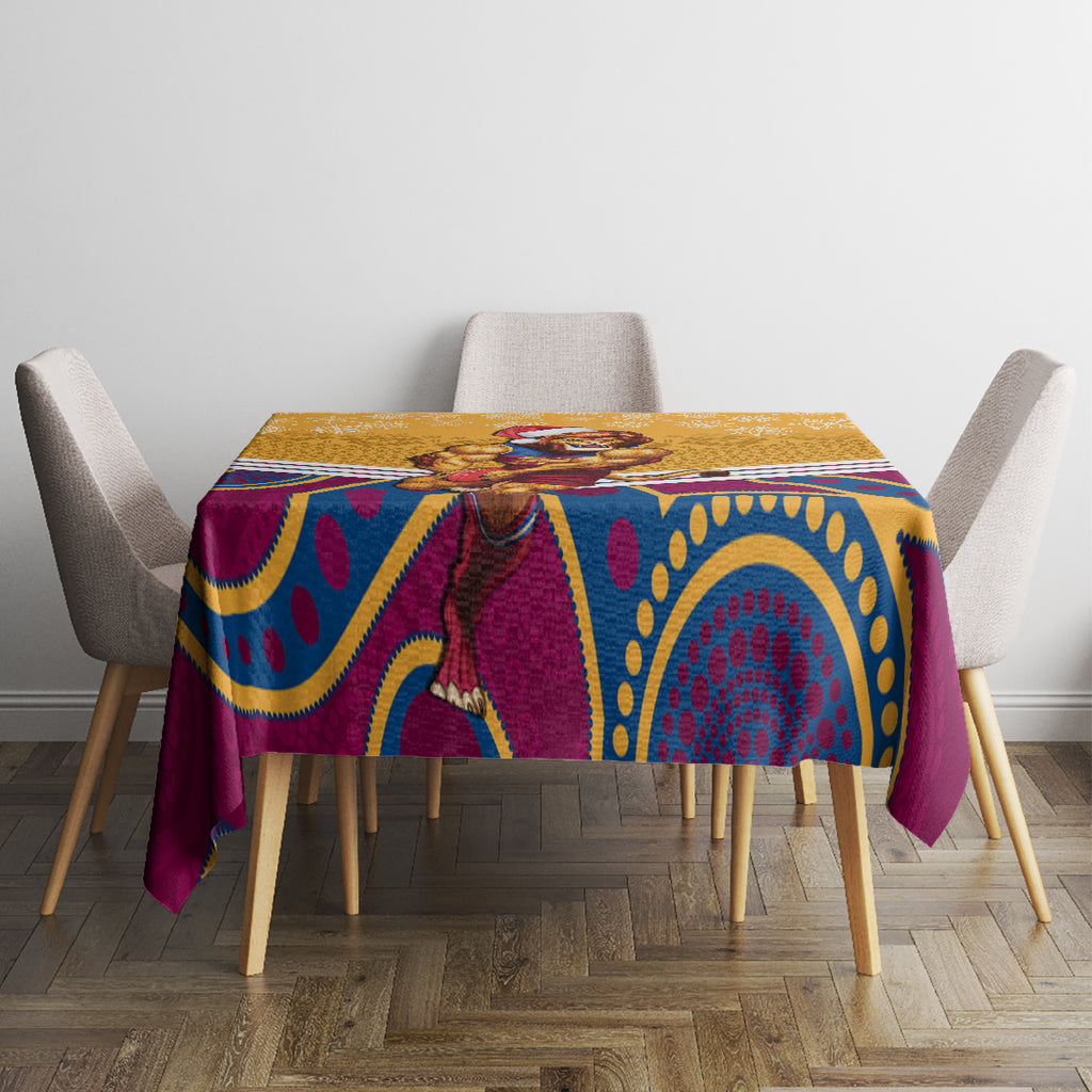 custom-brisbane-lions-football-christmas-tablecloth-merry-xmas-2023-mix-aboriginal-art