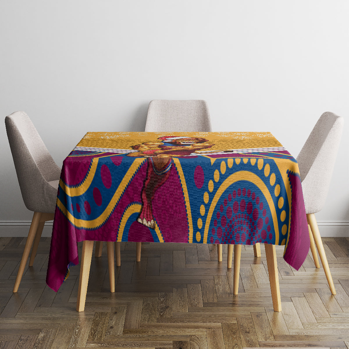 custom-brisbane-lions-football-christmas-tablecloth-merry-xmas-2023-mix-aboriginal-art