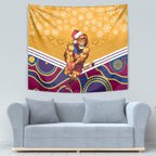 custom-brisbane-lions-football-christmas-tapestry-merry-xmas-2023-mix-aboriginal-art