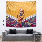 custom-brisbane-lions-football-christmas-tapestry-merry-xmas-2023-mix-aboriginal-art