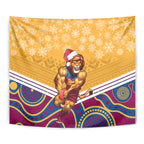 custom-brisbane-lions-football-christmas-tapestry-merry-xmas-2023-mix-aboriginal-art
