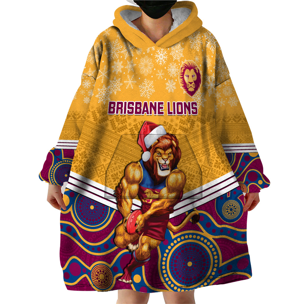 custom-brisbane-lions-football-christmas-wearable-blanket-hoodie-merry-xmas-2023-mix-aboriginal-art