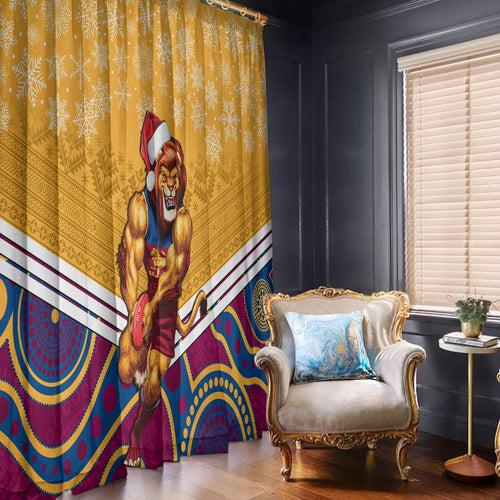 custom-brisbane-lions-football-christmas-window-curtain-merry-xmas-2023-mix-aboriginal-art