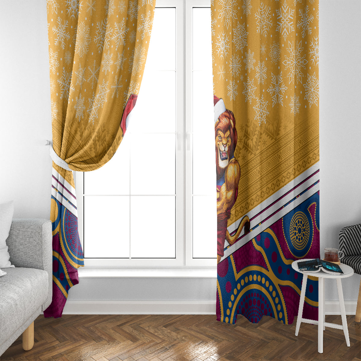 custom-brisbane-lions-football-christmas-window-curtain-merry-xmas-2023-mix-aboriginal-art