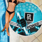 custom-port-adelaide-football-christmas-beach-blanket-merry-xmas-2023-mix-aboriginal-art