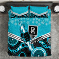 custom-port-adelaide-football-christmas-bedding-set-merry-xmas-2023-mix-aboriginal-art