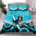 custom-port-adelaide-football-christmas-bedding-set-merry-xmas-2023-mix-aboriginal-art
