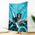 custom-port-adelaide-football-christmas-blanket-merry-xmas-2023-mix-aboriginal-art