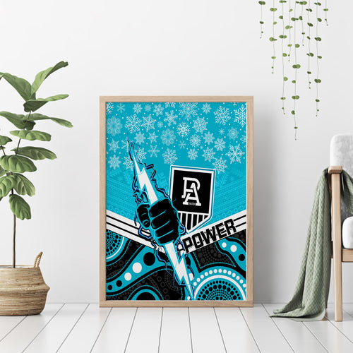 custom-port-adelaide-football-christmas-canvas-wall-art-merry-xmas-2023-mix-aboriginal-art