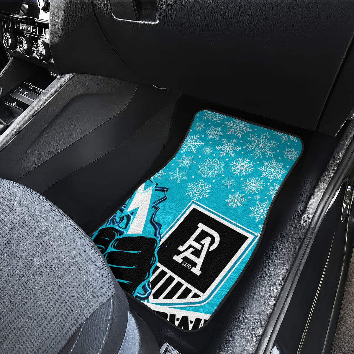 custom-port-adelaide-football-christmas-car-mats-merry-xmas-2023-mix-aboriginal-art