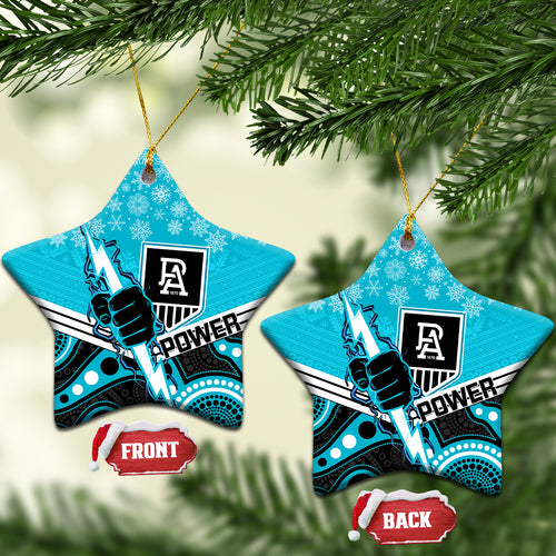 port-adelaide-football-christmas-ceramic-ornament-merry-xmas-2023-mix-aboriginal-art