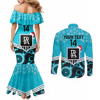 custom-port-adelaide-football-christmas-couples-matching-mermaid-dress-and-long-sleeve-button-shirt-merry-xmas-2023-mix-aboriginal-art