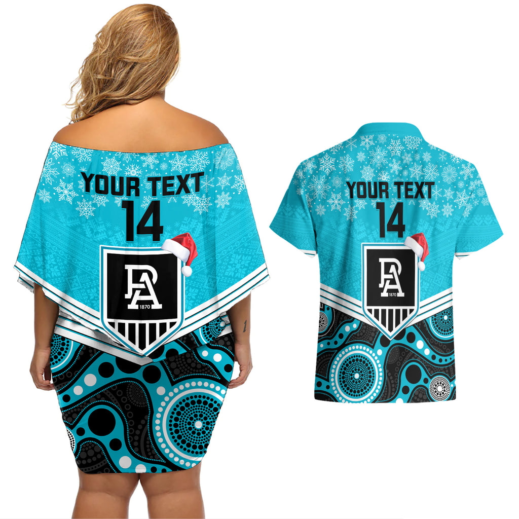 custom-port-adelaide-football-christmas-couples-matching-off-shoulder-short-dress-and-hawaiian-shirt-merry-xmas-2023-mix-aboriginal-art