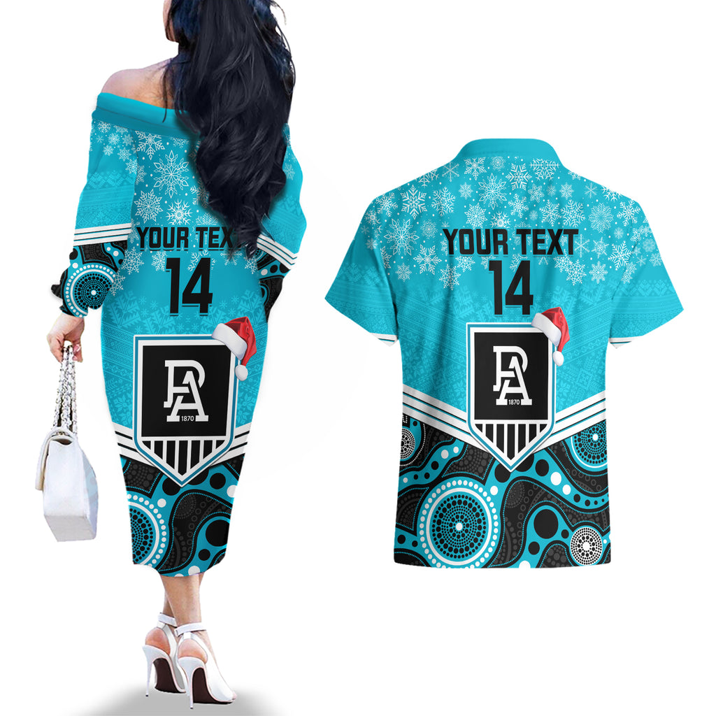 custom-port-adelaide-football-christmas-couples-matching-off-the-shoulder-long-sleeve-dress-and-hawaiian-shirt-merry-xmas-2023-mix-aboriginal-art