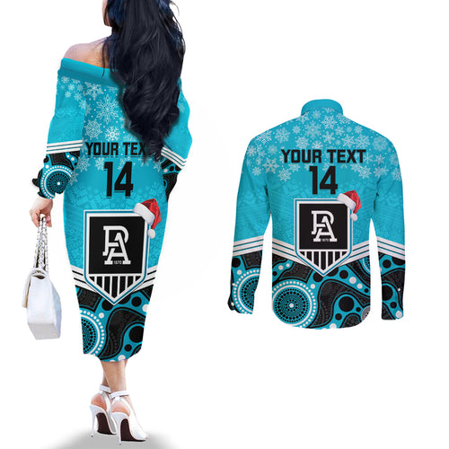 custom-port-adelaide-football-christmas-couples-matching-off-the-shoulder-long-sleeve-dress-and-long-sleeve-button-shirt-merry-xmas-2023-mix-aboriginal-art