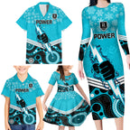 custom-port-adelaide-football-christmas-family-matching-long-sleeve-bodycon-dress-and-hawaiian-shirt-merry-xmas-2023-mix-aboriginal-art