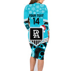custom-port-adelaide-football-christmas-family-matching-long-sleeve-bodycon-dress-and-hawaiian-shirt-merry-xmas-2023-mix-aboriginal-art