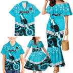 custom-port-adelaide-football-christmas-family-matching-mermaid-dress-and-hawaiian-shirt-merry-xmas-2023-mix-aboriginal-art