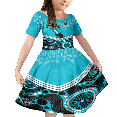 custom-port-adelaide-football-christmas-family-matching-mermaid-dress-and-hawaiian-shirt-merry-xmas-2023-mix-aboriginal-art