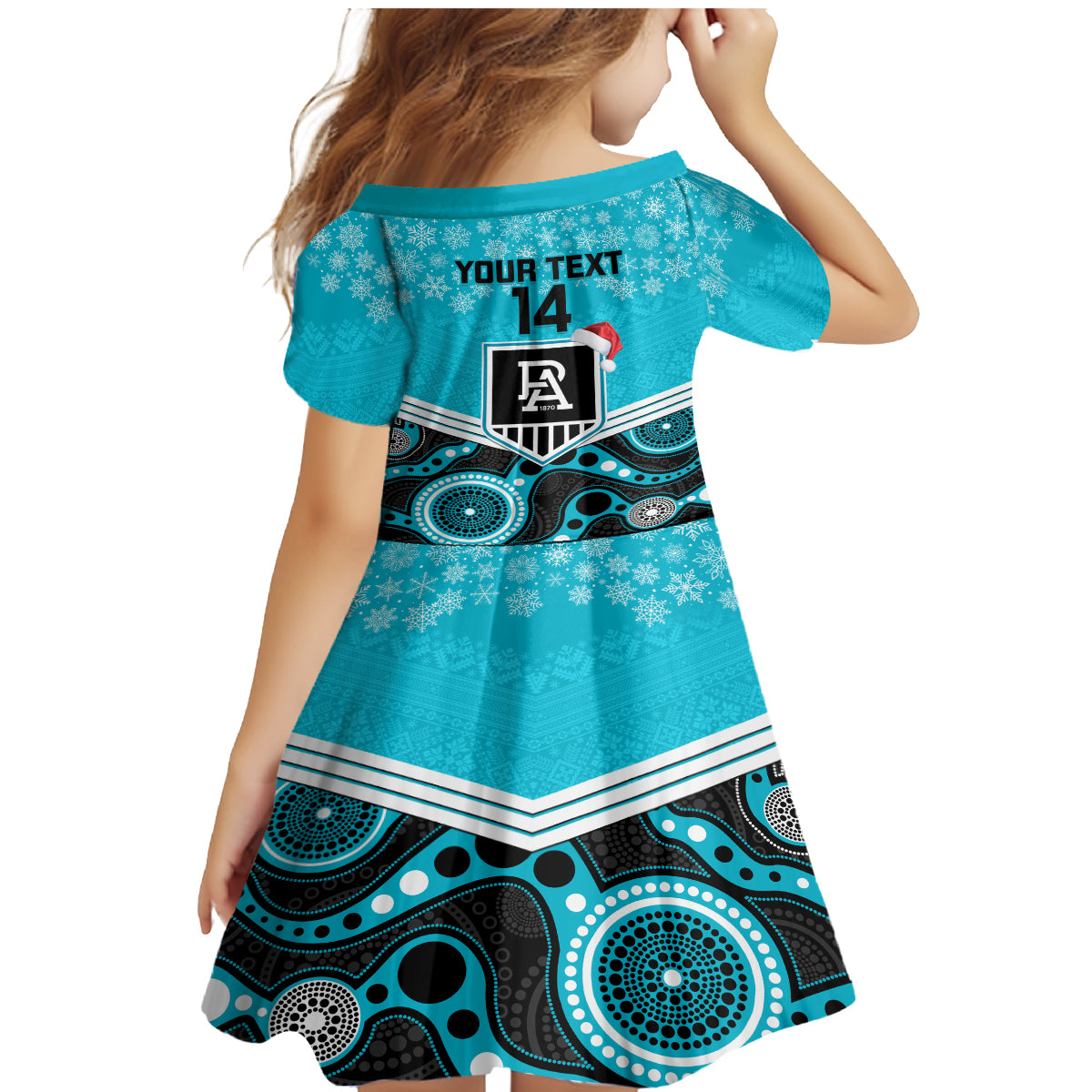 custom-port-adelaide-football-christmas-family-matching-mermaid-dress-and-hawaiian-shirt-merry-xmas-2023-mix-aboriginal-art