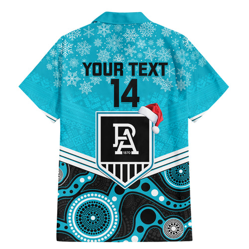 custom-port-adelaide-football-christmas-family-matching-mermaid-dress-and-hawaiian-shirt-merry-xmas-2023-mix-aboriginal-art