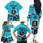 custom-port-adelaide-football-christmas-family-matching-off-shoulder-long-sleeve-dress-and-hawaiian-shirt-merry-xmas-2023-mix-aboriginal-art