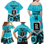 custom-port-adelaide-football-christmas-family-matching-off-shoulder-maxi-dress-and-hawaiian-shirt-merry-xmas-2023-mix-aboriginal-art