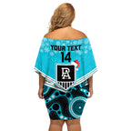 custom-port-adelaide-football-christmas-family-matching-off-shoulder-short-dress-and-hawaiian-shirt-merry-xmas-2023-mix-aboriginal-art