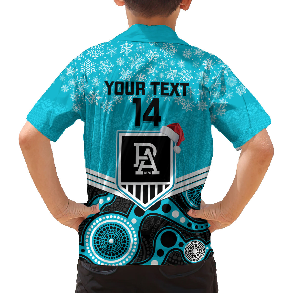custom-port-adelaide-football-christmas-family-matching-puletasi-dress-and-hawaiian-shirt-merry-xmas-2023-mix-aboriginal-art