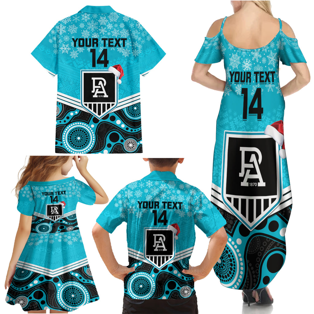 custom-port-adelaide-football-christmas-family-matching-summer-maxi-dress-and-hawaiian-shirt-merry-xmas-2023-mix-aboriginal-art