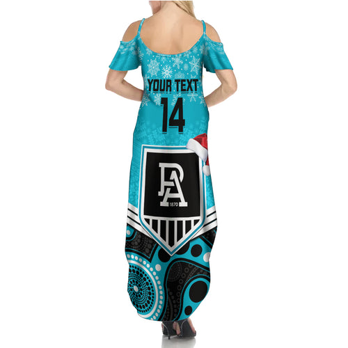 custom-port-adelaide-football-christmas-family-matching-summer-maxi-dress-and-hawaiian-shirt-merry-xmas-2023-mix-aboriginal-art