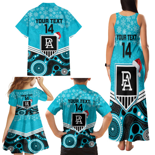 custom-port-adelaide-football-christmas-family-matching-tank-maxi-dress-and-hawaiian-shirt-merry-xmas-2023-mix-aboriginal-art