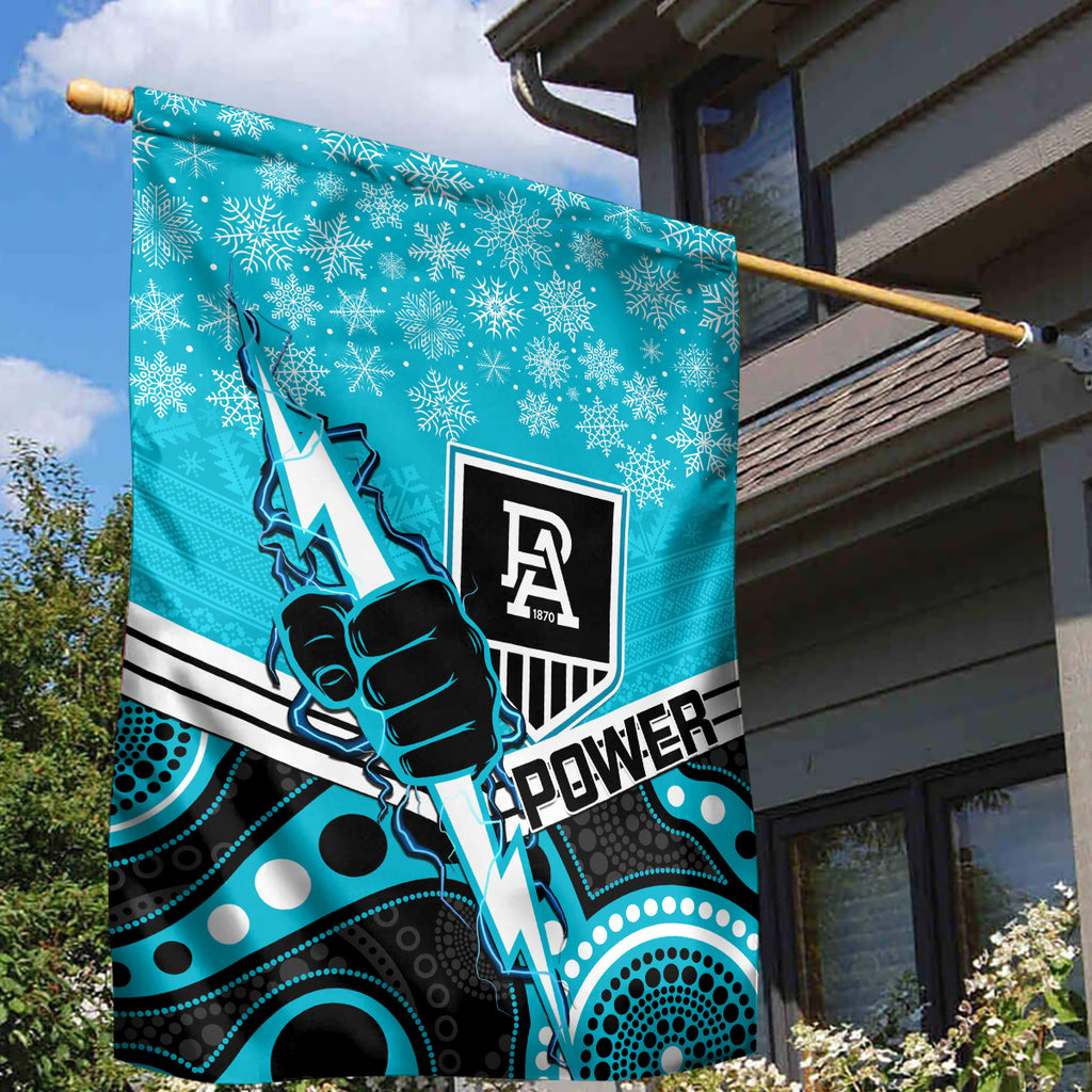 custom-port-adelaide-football-christmas-garden-flag-merry-xmas-2023-mix-aboriginal-art