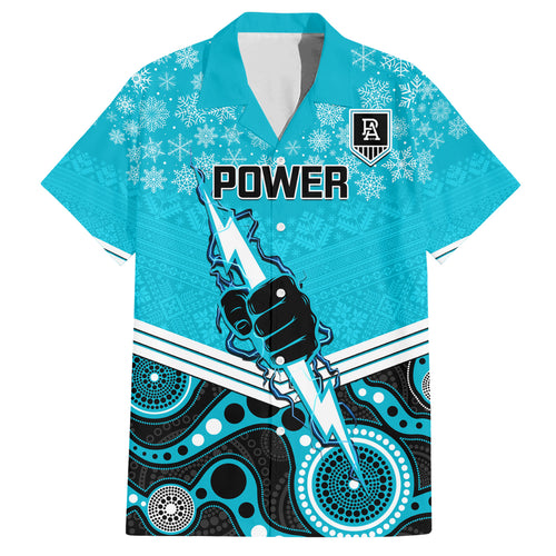 custom-port-adelaide-football-christmas-hawaiian-shirt-merry-xmas-2023-mix-aboriginal-art