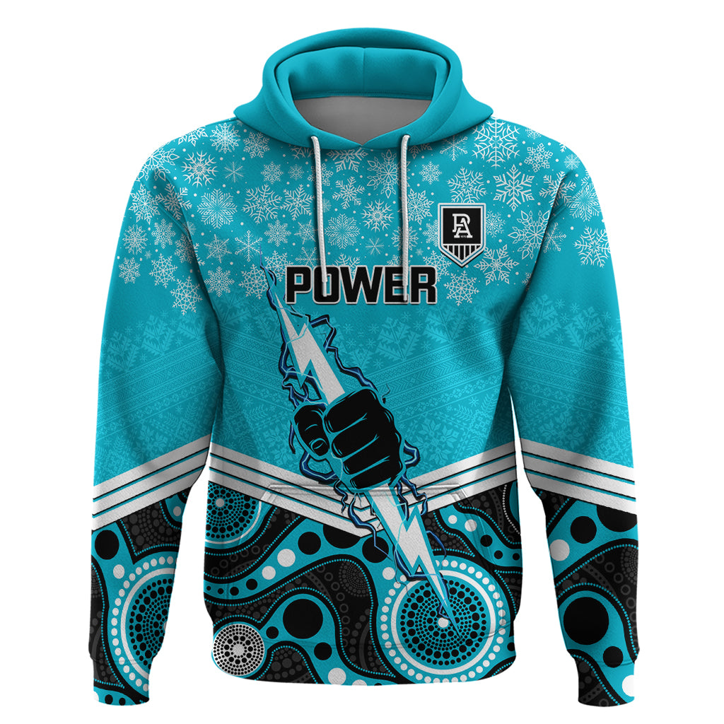 custom-port-adelaide-football-christmas-hoodie-merry-xmas-2023-mix-aboriginal-art
