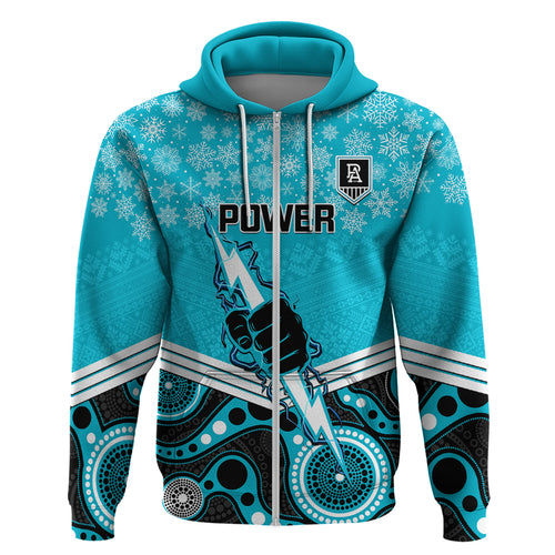 custom-port-adelaide-football-christmas-hoodie-merry-xmas-2023-mix-aboriginal-art
